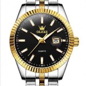 OLEVS 5513 Mens Watch Diamond Stainless Steel Waterproof Watches for Men