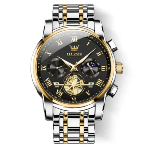 OLEVS 2859 Mens Watches Chronograph Dress Wrist Watch Waterproof Luminous Function